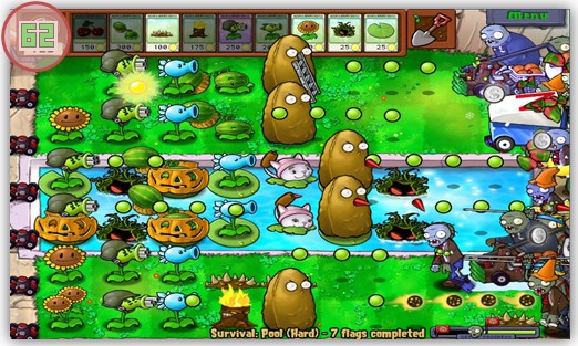 plants vs zombies 1 gameplay